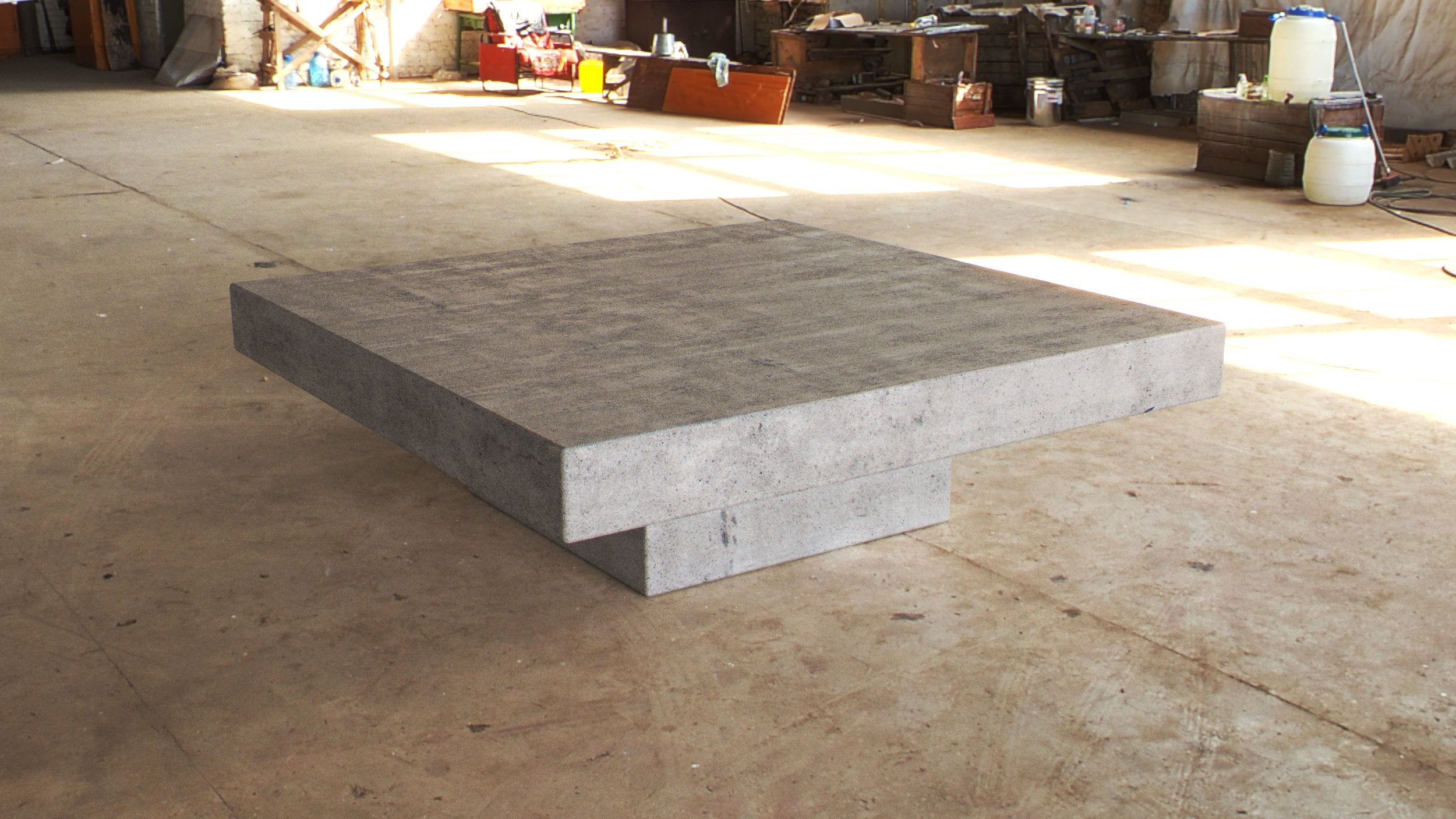 Clubtisch Beton – quadratisch